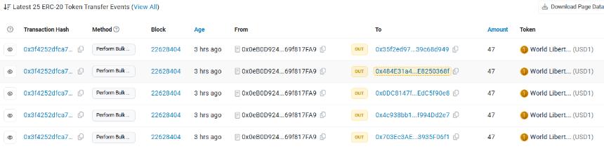  World Liberty Fi 向 WLFI 买家空投了 47 美元，疑似奖励 